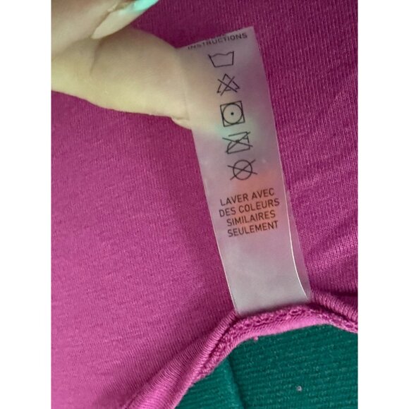 Womens Short Sleeve T-shirt By Mono B Size Small Bright Pink NWT - Picture 5 of 12